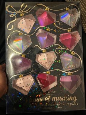 12 Days of Masking Facial Sheet Mask Set - Pink & Purple